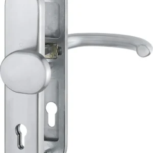 Markenprodukt HOPPE® Schutz-Wechselgarnitur mit Langschild Marseille E86G/3331/3310/1138Z, 10/92 mm, Edelstahl