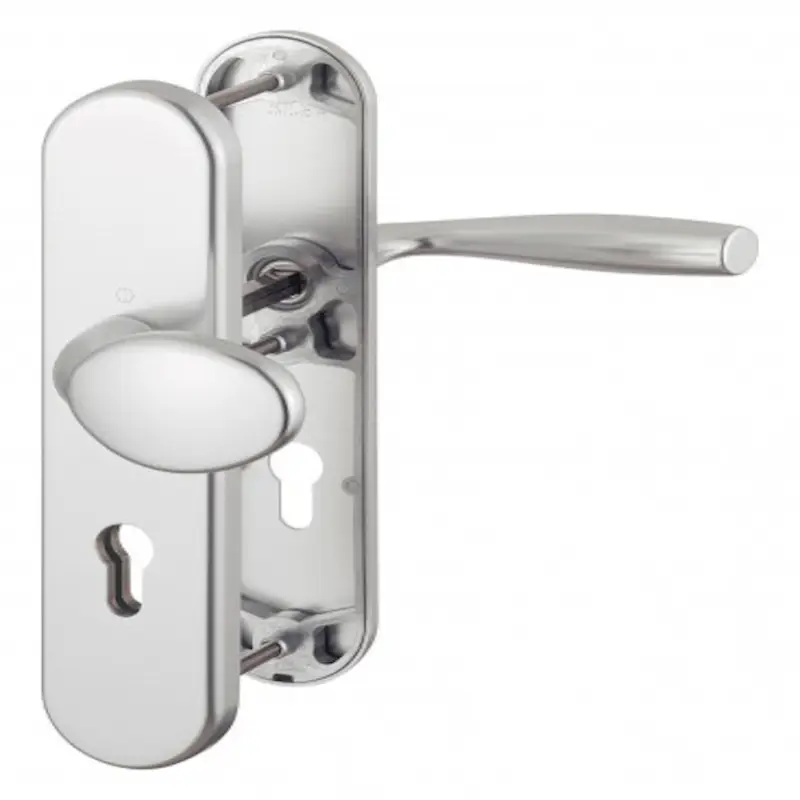 Kostenloser Versand HOPPE® Schutz-Wechselgarnitur mit Langschild Vitória 76G/3331/3410/1515, 8/72 mm, Aluminium