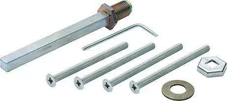 Online Kaufen HOPPE® Befestigungsset für Kombi-Schutz-Wechselgarnituren ES1 (Knopf/Griff), VK 8 mm