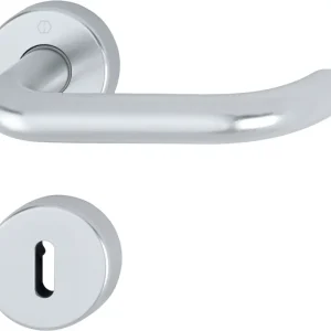 HOPPE® Drückergarnitur mit Rosetten Paris 138/42H/42HKVS, Aluminium Schnäppchen