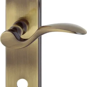 HOPPE® Drücker-Halbgarnitur mit Langschild München M112SH/333, 10/92 mm, Messing Bestpreis