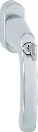 Knallerangebot HOPPE® Fenstergriff absperrbar Luxembourg 099S/U26 TBT4, ohne Schrauben, Aluminium