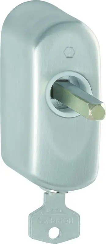 HOPPE® Fenstergriffrosette abschliessbar EUS950S 100NM, Edelstahl Neuheit