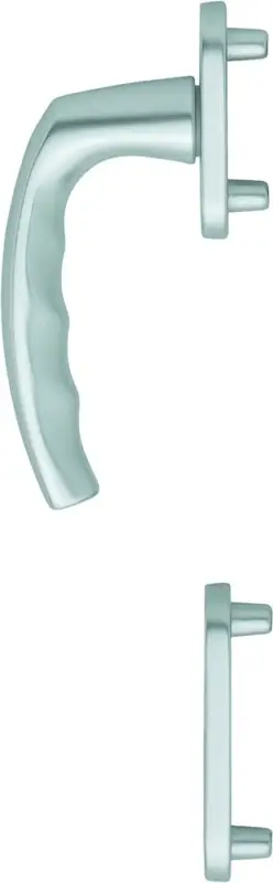 HOPPE® Fenstertürgriff-Halbgarnitur Atlanta 0530/66N/66NS, außen, Aluminium Top-Angebot