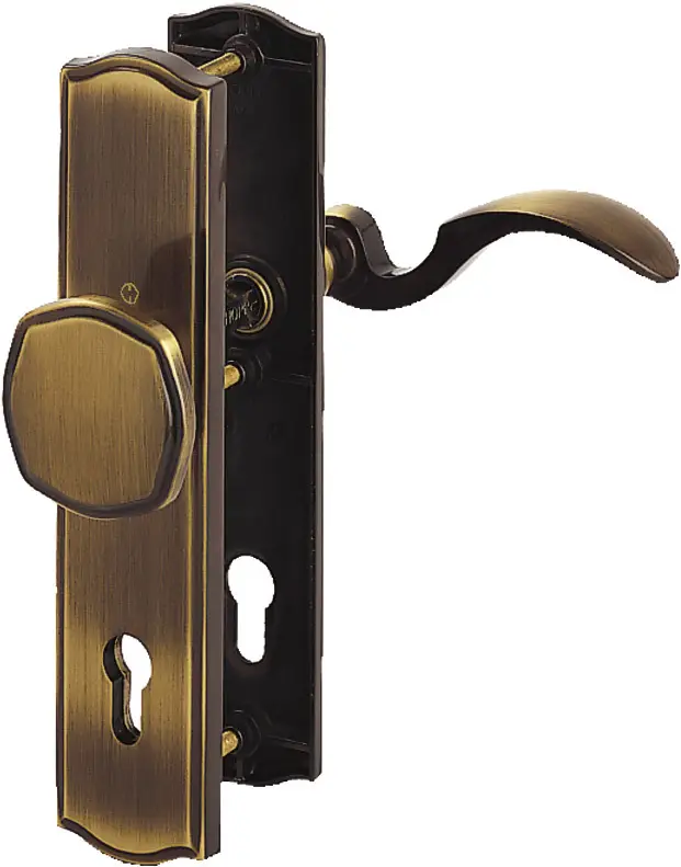 HOPPE® Schutz-Wechselgarnitur mit Langschild Meran M57/371A/370/112SH, 10/92 mm, Messing Angebot