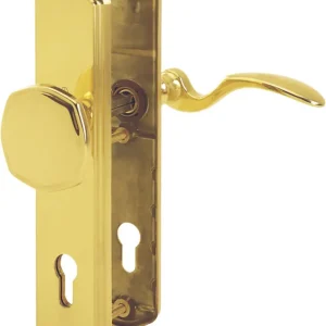 HOPPE® Schutz-Wechselgarnitur mit Langschild München M57/334A/333N/112SH, 10/92 mm, Messing Ausverkauf