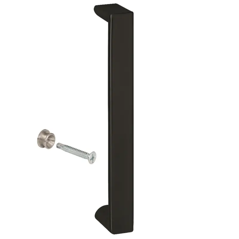 MeinTürgriff Stoßgriff Stangengriff Haustürgriff D-Form schwarz 620-1620 mm Jetzt Bestellen