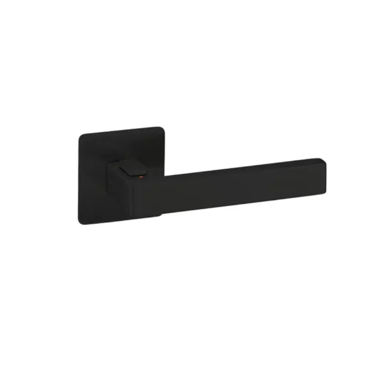 Neue Ware Hermat Drückerpaar Westflach schwarz FastLock 1682L/4042