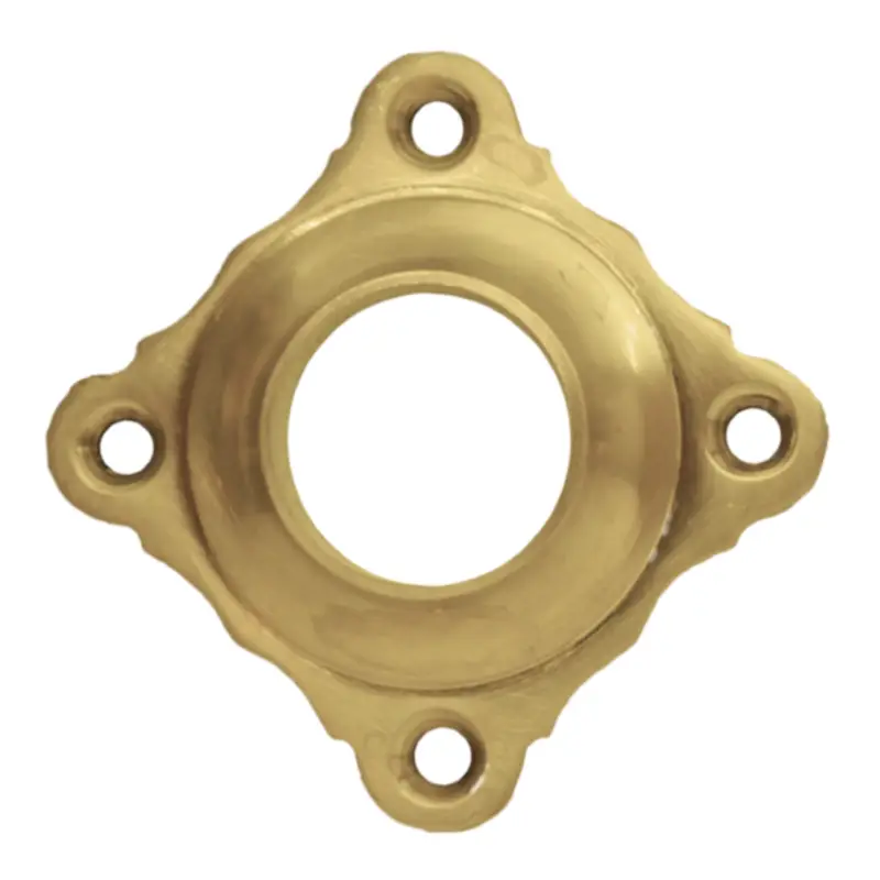 Türdrückerrosette (TD) in Messing glänzend Serie TR222 Rabatt