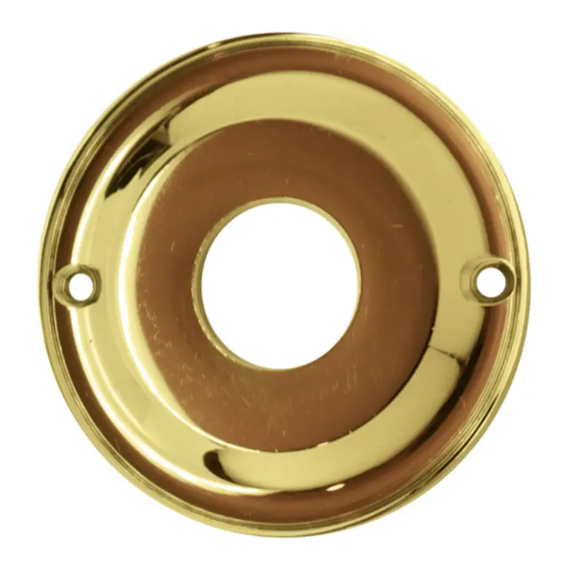 Drückerlochrosette Messing glänzend D:60mm Serie TR114 Top-Seller