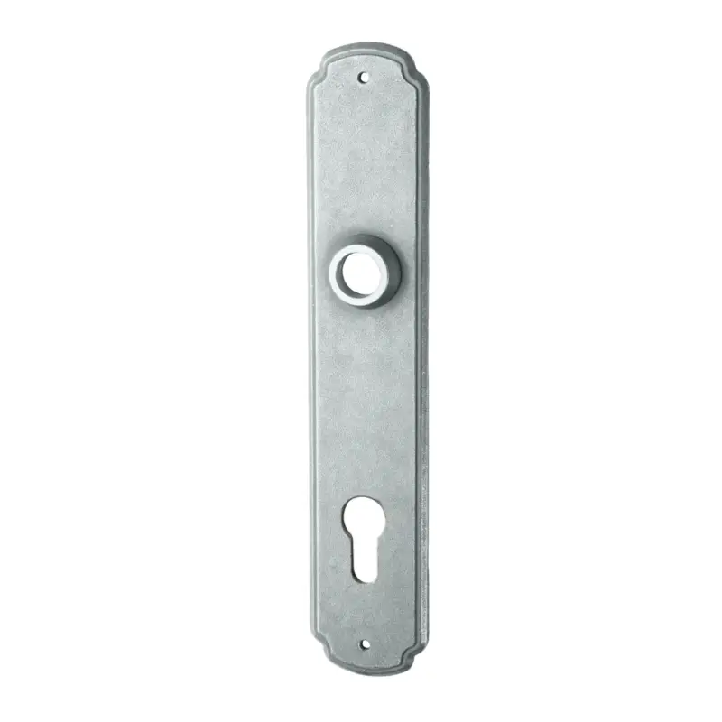 Haustürschild Dist. 92 mm PZ, Eisen thermopatiniert ® L x B: 262 mm x 50 mm der Serie TS502 Top-Angebot