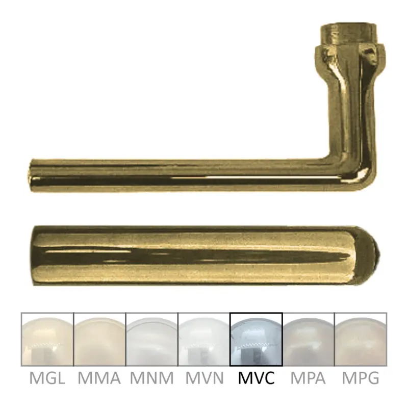 Türgriff aus Messing verchromt 110mm DIN Links Serie TD026 Preisreduziert