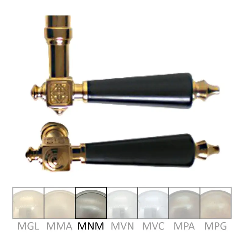 Preiswert Türgriff aus Messing nickel matt 130mm DIN Rechts Serie TD040