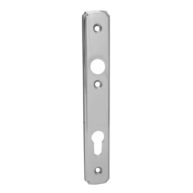 Sonderangebot Sicherheitstürschild Innen, Dist. 92 mm PZ, Messing MNM, 230 mm x 35 mm der Serie TS100