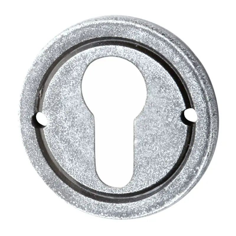 Top-Seller Schlüssellochrosette PZ-Lochung Eisen thermopatiniert ® D 53mm Serie TR531