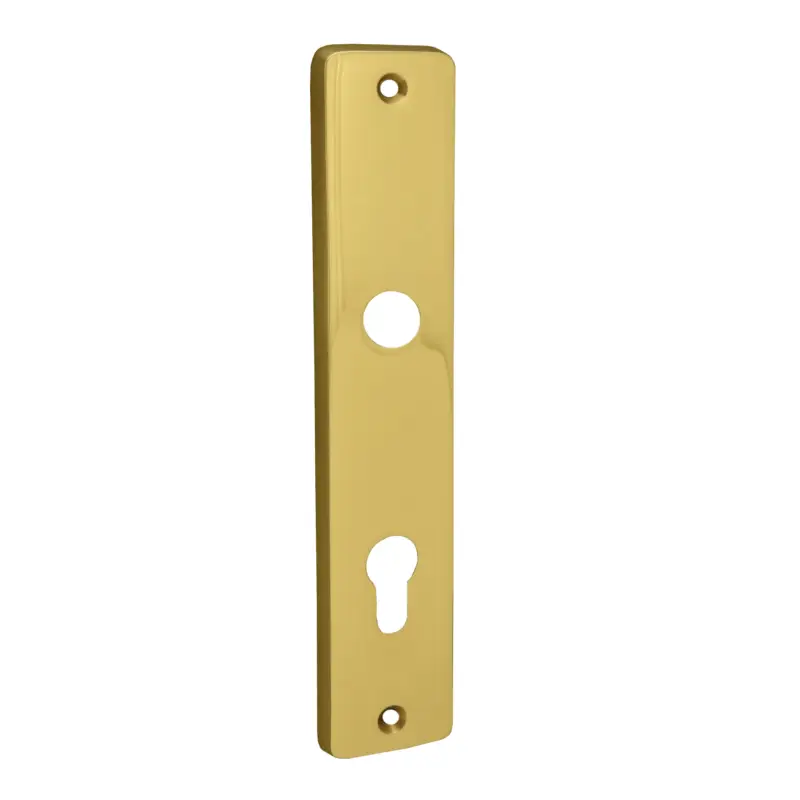 Sicherheitstürschild Innen Dist. 72 mm PZ, Messing MGL, 235 x 45 x 9 mm der Serie TS124 Top-Preis