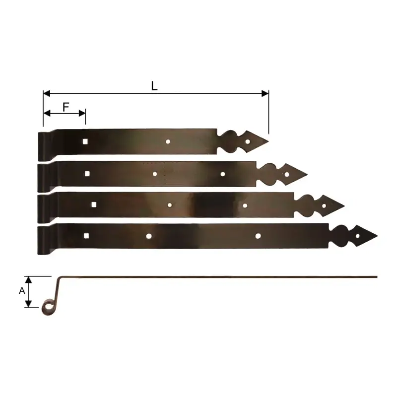 Preisknaller Langbänder Typ 1218 K gekröpft 25mm, Dorn 10mm Serie FB001