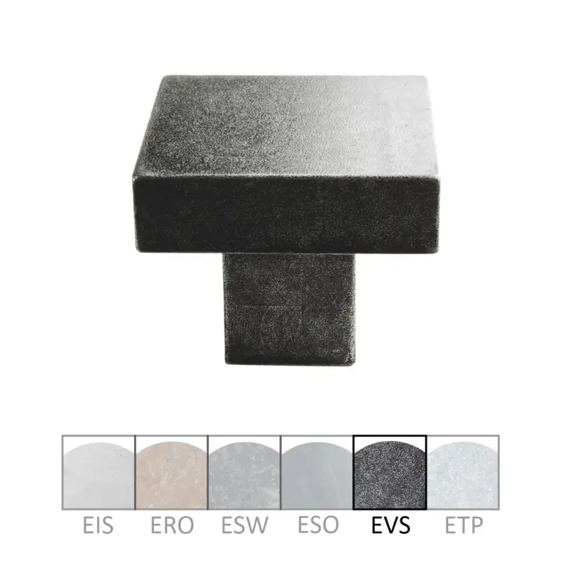 Preis Gesenkt Möbelknopf in Eisen schwarz passiviert, D: 20mm Serie KN146