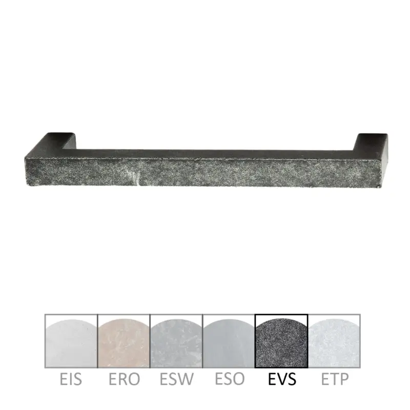 Top-Seller BAUHAUS - Stil Bügelgriff Eisen schwarz passiviert EVS BxH 172x12mm Serie GR031