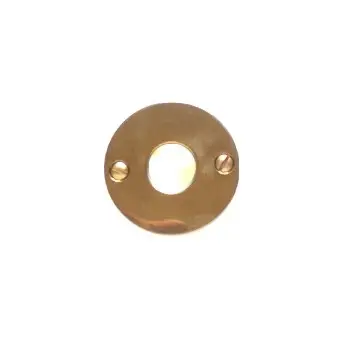 Abverkauf Türdrückerrosette Messing patiniert & geputzt D: 50mm Serie TR130