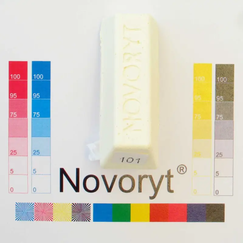 Geprüft NOVORYT® Weichwachs Farbe 001 creme weiss 1 Stange der Serie WW003