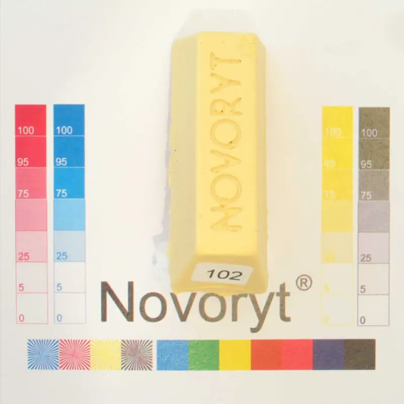 NOVORYT® Schmelzkitt - Farbe 102 hellelfenbe 5 Stangen Serie HW003 Ausverkauf