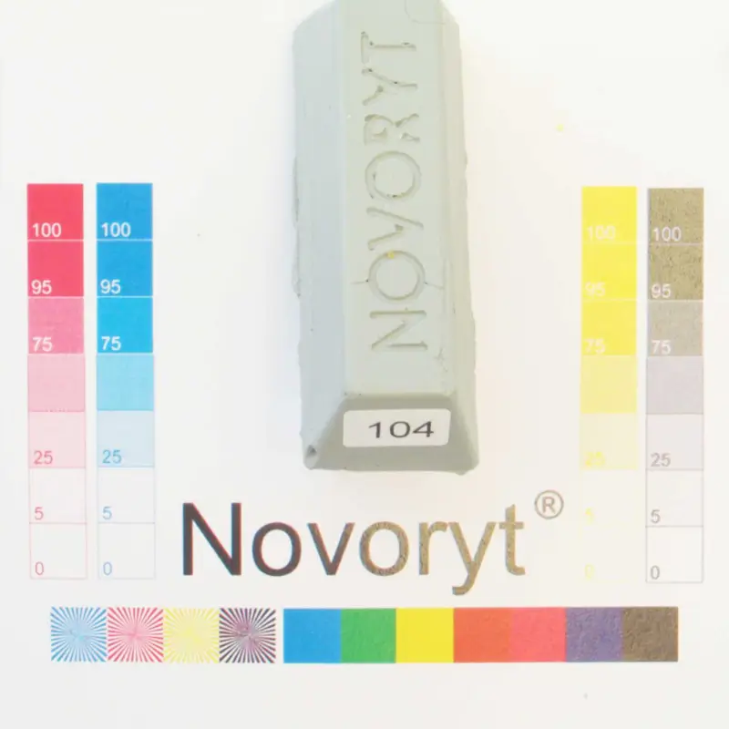 NOVORYT® Schmelzkitt - Farbe 104 silbergrau 1 Stange Serie HW003 Kostenfreie Lieferung