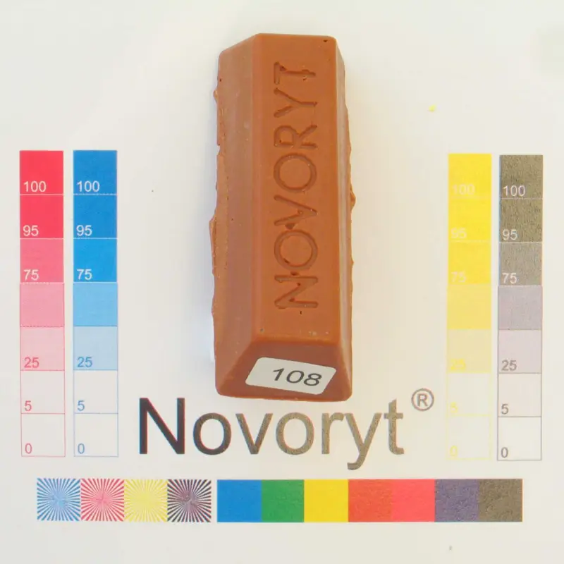 NOVORYT® Schmelzkitt - Farbe 108 Kupfer 5 Stangen Serie HW003 Heißes Angebot
