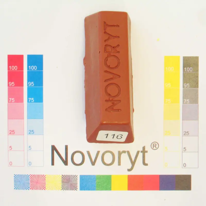 Finale Aktion NOVORYT® Schmelzkitt - Farbe 116 Kupfer glän 5 Stangen Serie HW003